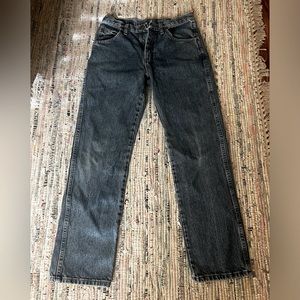 Wrangler straight leg jeans 29x30 regular fit medium dark wash